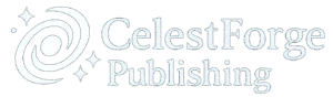 CelestForge Publishing logo in site footer